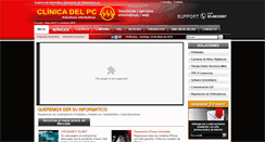 Desktop Screenshot of clinicadelpc.es