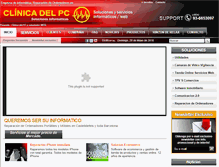 Tablet Screenshot of clinicadelpc.es